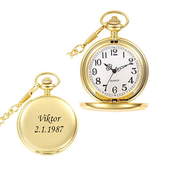Kapesní hodinky Cibule retro zlaté