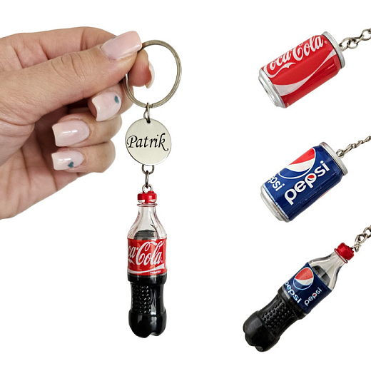 Prívesok na kľúče Pepsi Coca Cola