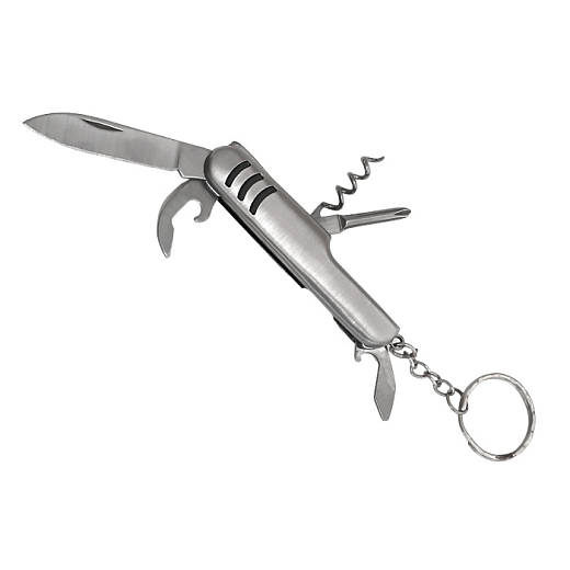 Multifunkčný prívesok na kľúče s nožom