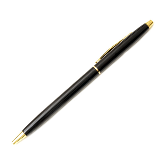 Luxusné pero Slim čierne v darčekovej krabičke