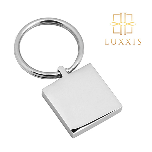 Oceľový prívesok na kľúče Square Super lesk Luxxis