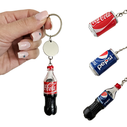 Prívesok na kľúče Pepsi Coca Cola